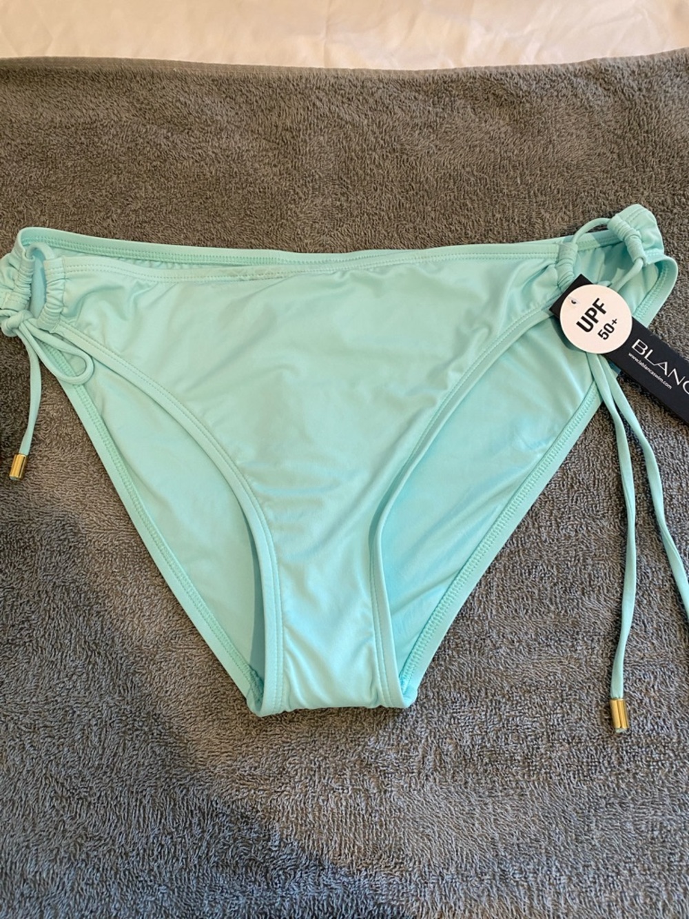 BLANQI Mint Side-Tie Bikini Bottoms size L